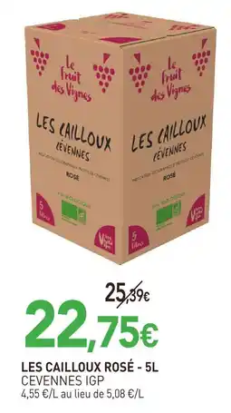naturéO Cevennes les cailloux rosé - 5l offre
