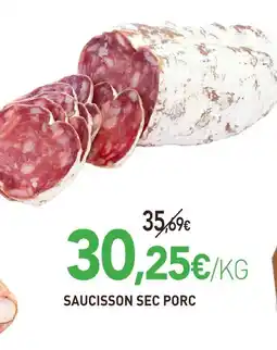naturéO Saucisson sec porc offre