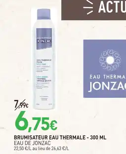naturéO Eau de jonzac brumisateur eau thermale offre