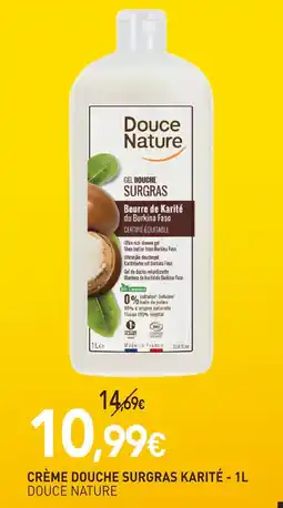 naturéO Douce nature crème douche surgras karité offre