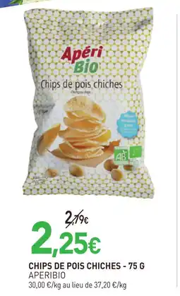 naturéO Apéri bio chips de pois chiches offre