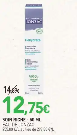 naturéO Eau de jonzac soin riche offre