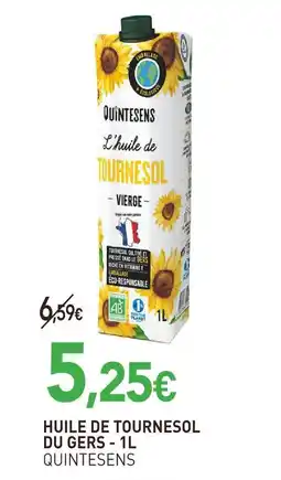 naturéO Quintesens huile de tournesol du gers offre