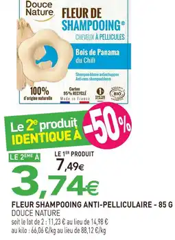 naturéO Douce nature fleur shampooing anti-pelliculaire offre