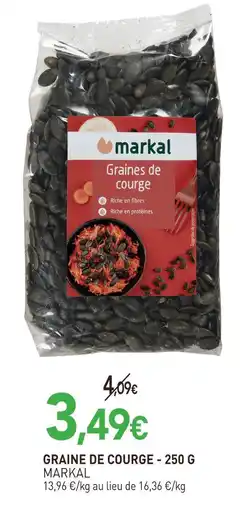 naturéO Markal graines de courge offre