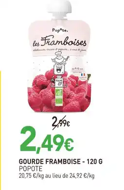 naturéO Popote gourde framboise offre