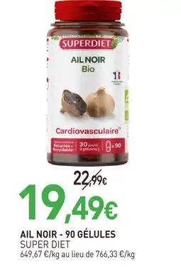 naturéO Super diet ail noir - 90 gélules offre
