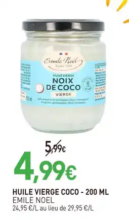 naturéO Emile noel huile vierge coco - 200 ml offre
