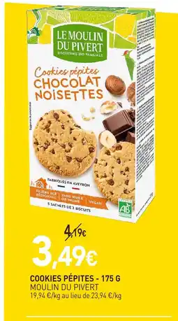 naturéO Moulin du pivert cookies pépites offre