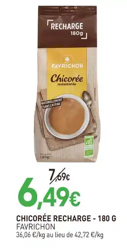 naturéO Favrichon chicorée recharge offre
