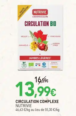 naturéO Nutrivie circulation complexe offre