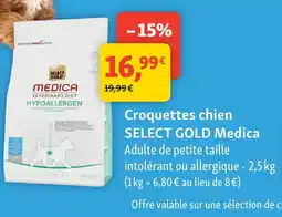 Maxi Zoo Select gold medica croquettes chien offre