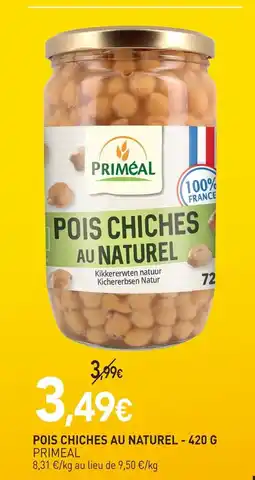 naturéO Primeal pois chiches au naturel offre