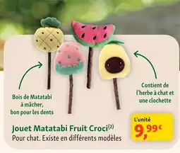 Maxi Zoo Croci jouet matatabi fruit offre