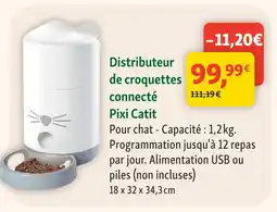 Maxi Zoo Pixi catit distributeur de croquettes connecté offre