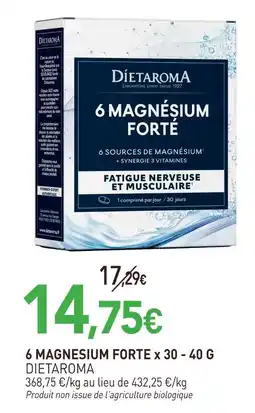 naturéO Dietaroma 6 magnesium forte offre