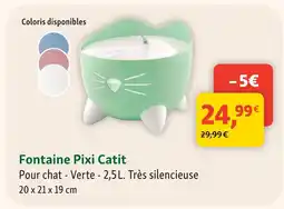 Maxi Zoo Catit fontaine pixi offre