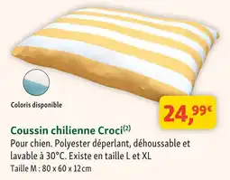 Maxi Zoo Croci coussin chilienne offre
