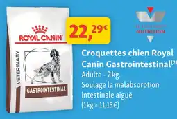 Maxi Zoo Royal canin croquettes chien gastrointestinal offre