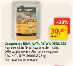 Maxi Zoo Real nature croquettes wilderness offre