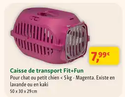 Maxi Zoo Fit+fun caisse de transport offre
