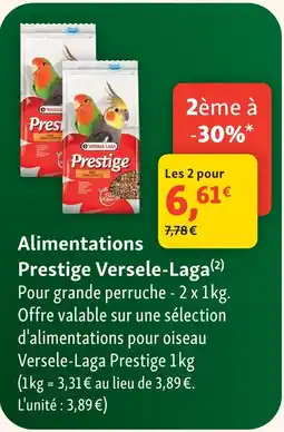 Maxi Zoo Versele-laga alimentations prestige offre