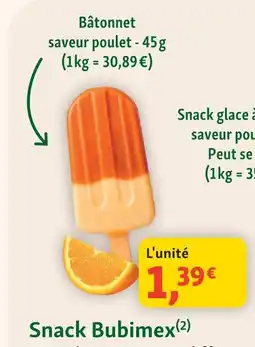 Maxi Zoo Bubimex bâtonnet saveur poulet - 45 g offre