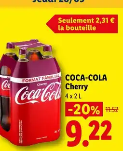 Lidl Coca-cola cherry offre