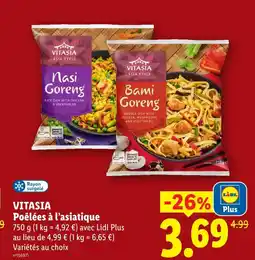 Lidl Vitasia poêlées à l’asiatique offre