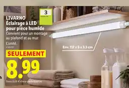 Lidl Livarno éclairage à led pour pièce humide offre