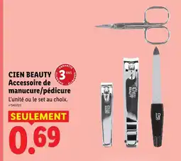 Lidl Cien beauty accessoire de manucure/pédicure - ciseaux offre