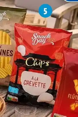 Lidl Snack day chips à la crevette offre