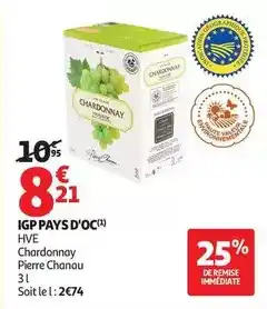 Auchan Supermarché Chêne - igp pays d'oc offre