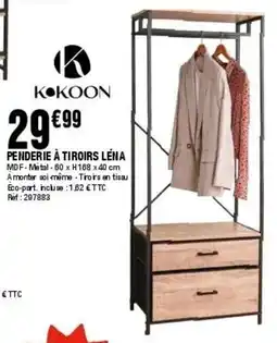 La Foir'Fouille Penderie à tiroirs léna offre