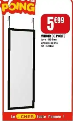 La Foir'Fouille Miroir de porte offre