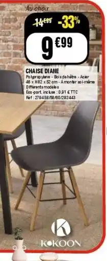 La Foir'Fouille Chaise diane diane offre