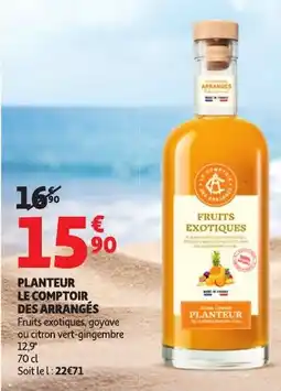 Auchan Planteur le comptoir des arrangés offre