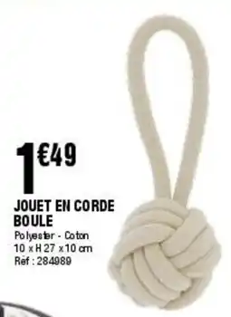 La Foir'Fouille Jouet en corde boule offre