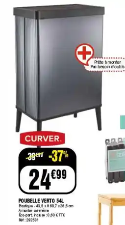 La Foir'Fouille Curver Poubelle verto offre