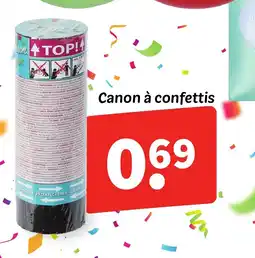 Wibra Canon à confettis offre