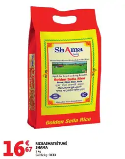 Auchan Shama Riz basmatiétuvé offre