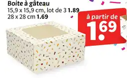 Wibra Boite à gâteau offre