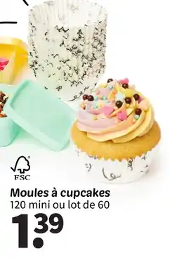 Wibra Moules à cupcakes offre