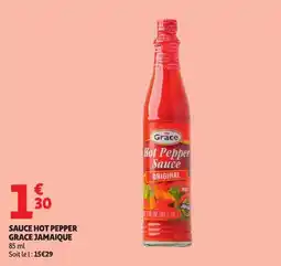 Auchan Sauce hot pepper grace jamaique offre