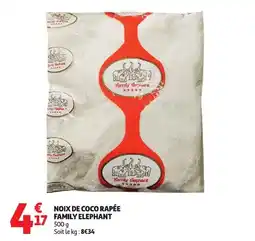 Auchan Family Elephant Noix de coco rapée offre