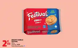 Auchan Festival Biscuits vanille offre