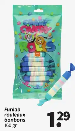 Wibra Funlab rouleaux bonbons offre