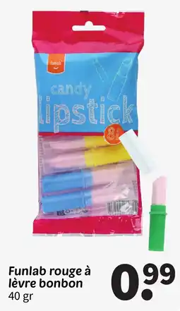 Wibra Funlab rouge à lèvre bonbon offre