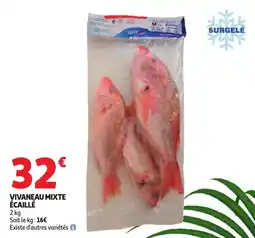 Auchan Vivaneau mixte écaillé offre