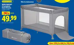 Lidl Bebeconfort lit parapluie sweet dreams offre
